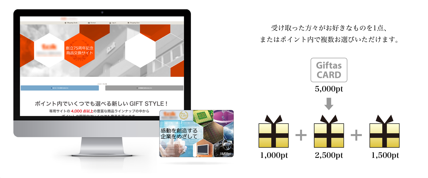 Giftasご利用シーン・周年記念