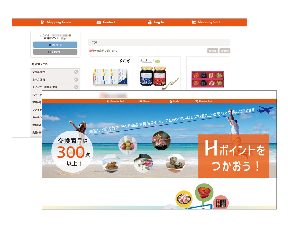 成約事例　電力会社様 ポイントプログラムサイト